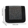thumbnail image 2 of Bolsa De Hombro Bolso tipo cubo para mujer, con cordón, estilo retro, de piel sintética, a la moda, para mujer (negro) Ehuebsd Para Estrenar, 2 of 2