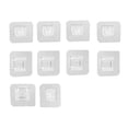 thumbnail image 4 of Ganchos de pared adhesivos de doble cara, 3/5/10 pares, soporte para marco de fotos de baño, colgadores de pared adhesivos, ganchos colgantes Almacenamiento y organización del hogar 5 piezas Inteprter HA001218-02, 4 of 6