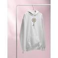 thumbnail image 3 of Love Daisy Positive Heart  Hoodie Women -Image by Shutterstock, Female 4X-Large, 3 of 4
