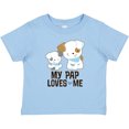thumbnail image 3 of Inktastic My Pap Loves Me Grandson Puppy Boys Baby T-Shirt, 3 of 5