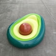 thumbnail image 3 of Flotador Inflable del Aguacate, Asiento de Piscina con una Pelota Inflable para Jugar, Material de PVC de la Protección del Medio Ambiente, para Fiesta/Playa/Piscina/Verano, 3 of 5
