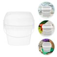 thumbnail image 2 of MOVTOTOP Seau à Crème Glacée en Plastique avec Couvercle et Poignée Récipient d'Eau Réutilisable Seau Alimentaire Portable Petite Taille 1 Ensemble, 2 of 6