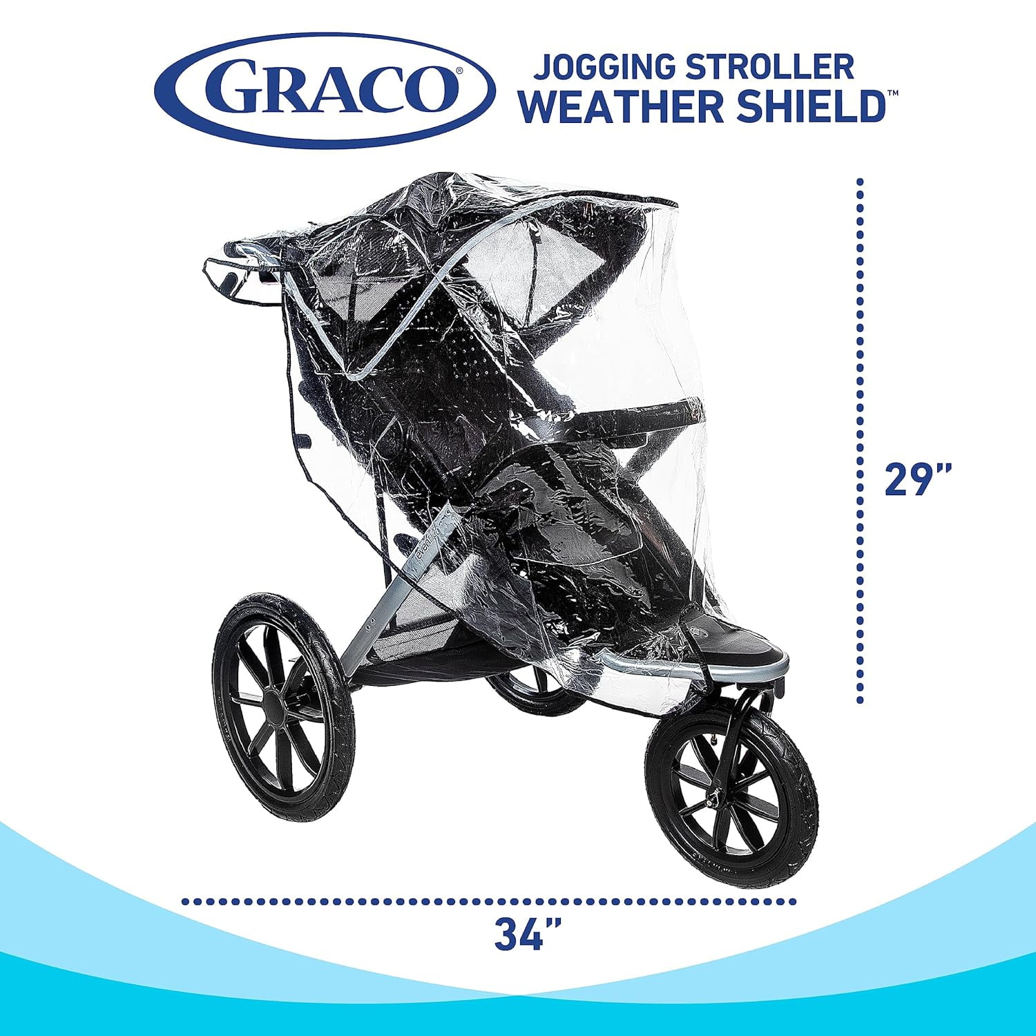 Jogging stroller weather shield hotsell