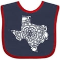 thumbnail image 3 of Inktastic Texas Silhouette Mandala Boys or Girls Baby Bib, 3 of 4