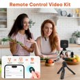 thumbnail image 4 of Kit de Vlogging Kalofaye Micrófono Inalámbrico Trípode Luz Suave, 4 of 7