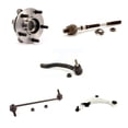 thumbnail image 1 of Transit Auto Ensemble de Roulement de Moyeu avant Gauche Bras de Commande Inférieur avec Rotule Tige de Liaison Intérieure et Barre de Oscillation Kit de Liaison (5 Pcs) pour Voiture Nissan Murano K7T-105731, 1 of 11