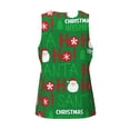 thumbnail image 5 of Haiem Cute Santa Men Workout Tank Top Gym Bodybuilding Sleeveless Muscle T Shirts Athletic Tank Breathable Workout Shirt-Small, 5 of 9