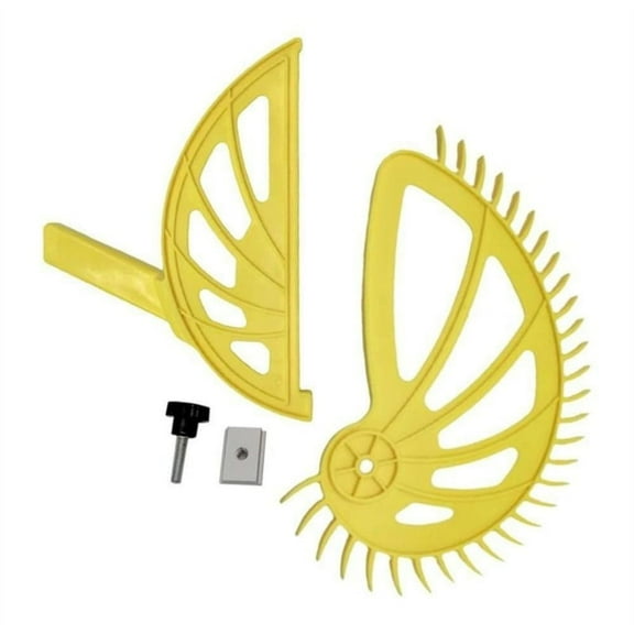 Table Saws Woodworking Push Block 2 in 1 Set Portable Anti-slip Plastic Wood Saw Push Stick Single Adjustments Seamless Router Auxiliary Tool For Woodworking