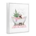 thumbnail image 3 of Stupell Industries Shabby Chic Glam Pug in Tub White Framed Giclee Art, 24 x 30, by Ziwei Li, 3 of 7