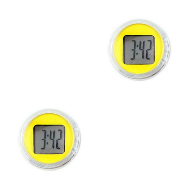 Transemion Plastic Durable Electronic Watch With Digital Display - Accurate Timekeeping For Everyday Stopwatch yellow 2Set