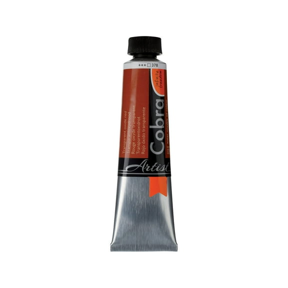 Royal Talens Cobra Artist Water Mixable Oil Color, 40ml, Transparent Oxide Red