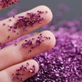 thumbnail image 3 of Minnieouse Arte de uñas, piedras de vidrio triturado, fragmento de cristal brillante, rellenos de diamantes de imitación DIY, accesorios de Arte de uñas Morado oscuro, 3 of 6