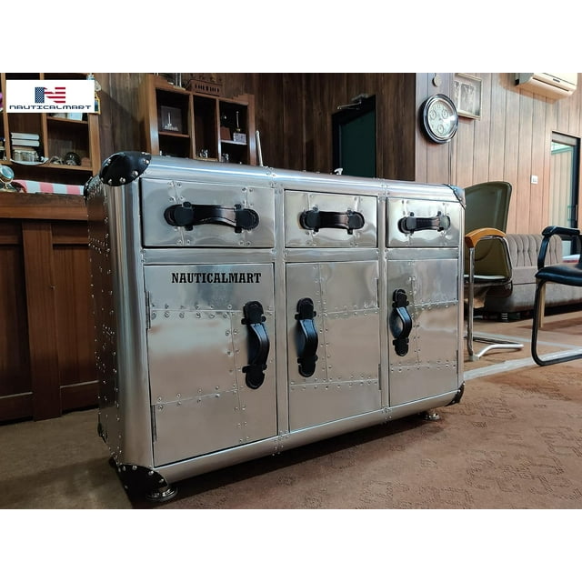 Nauticalmart Bureau à 5 Tiroirs Mayfair Steamer Trunk