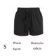 thumbnail image 4 of Pantalones cortos para mujer, moda sencilla, color negro, talla S, 4 of 5