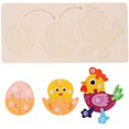 thumbnail image 1 of Early Education Jigsaw Toy Animals Growth Cognitive Wooden Puzzle 1Set, 1 of 5