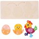thumbnail image 1 of Early Education Jigsaw Toy Animals Growth Cognitive Wooden Puzzle 1Set, 1 of 5