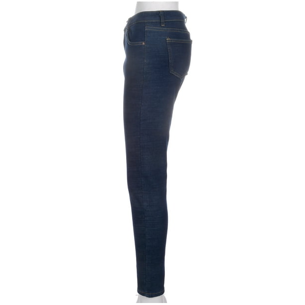 Womens flannel sales lined jeans walmart