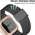 thumbnail image 2 of Fitbit Versa/Fitbit Versa 2 Band for Women Men, Adjustable Stainless, 2 of 5
