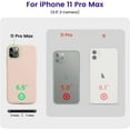 thumbnail image 6 of iPhone 11 Pro Max Case,Ultra Slim Fit iPhone Case Liquid Silicone Gel Cover with Full Body Protection Anti-Scratch Shockproof Case Compatible with iPhone 11 Pro Max (Pink), 6 of 13