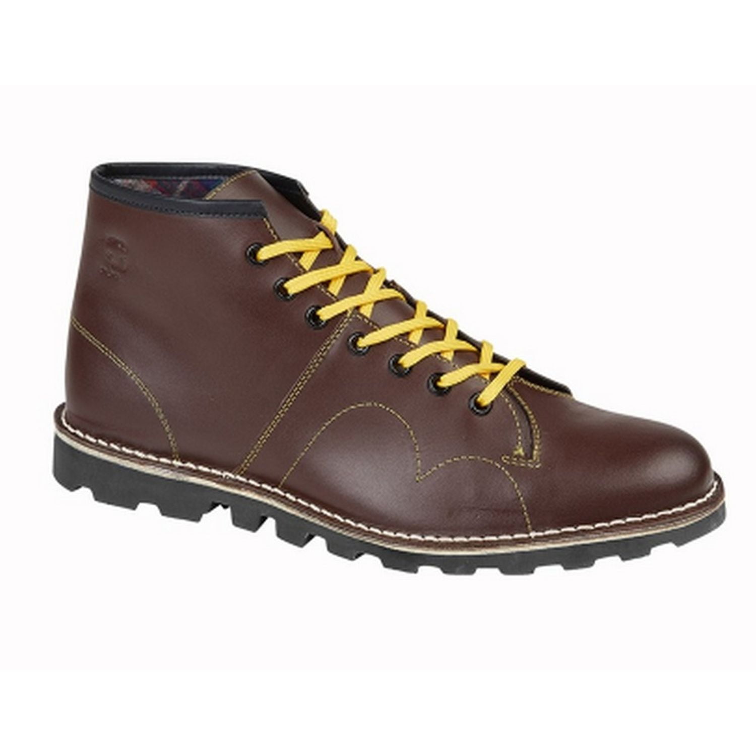 Grafters Mens Original Coated Leather Retro Monkey Boots - Walmart.ca