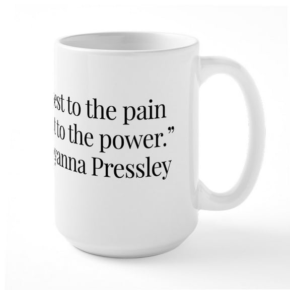 CafePress - Ayanna Pressley Quote - 15 oz Ceramic Large White Novelty Mug