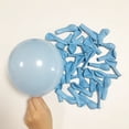 thumbnail image 3 of 10/20/30 piezas de globos azul marino con diseño de piel de color marrón y arena blanca, globos de látex para decoración de baby shower, fiestas de cumpleaños, suministros de decoración para bodas, 3 of 5
