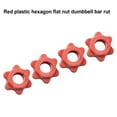 thumbnail image 4 of 4pc Weight Check Nut Barbell Bar Clips Spin Lock Screw Dumbbell Spinlock Collars, 4 of 6