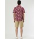 thumbnail image 5 of CamiHawaiaDe PlaEstampado Floral Con Botones ManCorCamiDe Verano PaHombres Borgoña-Estampado Floral Ro56, 5 of 6