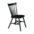thumbnail image 6 of International Concepts Copenhagen Solid Wood Dining Chair in Black, 6 of 6