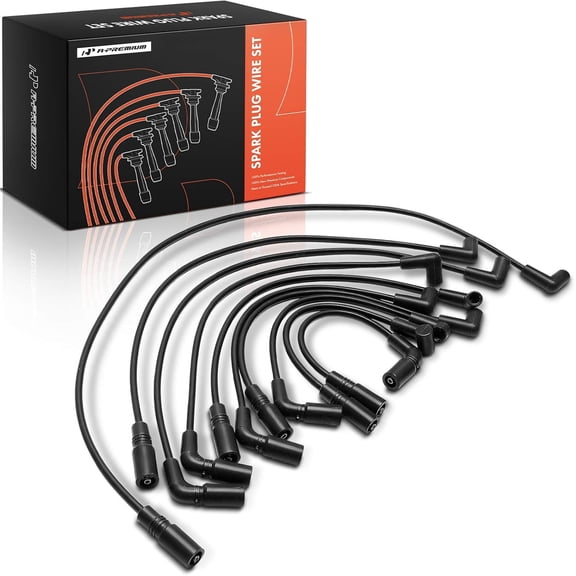 A-Premium 10PCS Spark Plug Wires Compatible with Chevrolet Impala, Caprice & Cadillac Fleetwood & Buick Roadmaster, 1994 1995 1996