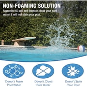 Doheny's Algaecide 60 Liquid Pool Algaecide, Pro-Grade, Metal-Free, Non-Foaming, No Stains or Clouding, Prevents All Algae, 40 oz