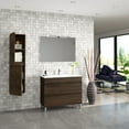 thumbnail image 2 of Ws Bath Collections Menta COL01 WE Menta 55-1/8" Engineered Wood Wall Mounted Bathroom, 2 of 7