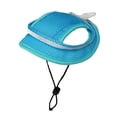 thumbnail image 2 of Travelwant Dog Baseball Cap, Adjustable Dog Outdoor Sport Sun Protection Baseball Hat Cap Visor Sunbonnet Outfit with Ear Holes for Puppy Small Dogs, 2 of 7
