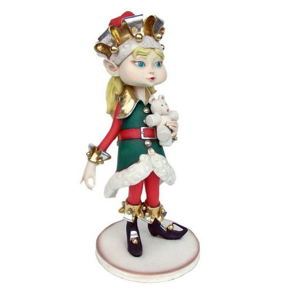 Christmas Elf Girl Over Sized Statue