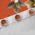 thumbnail image 5 of Feelyou Vintage Orange Floral Black Out Curtains, Western Rustic Flower Curtains Pack of 2 (42x63 Each), French Fashion Style Bedroom Curtains, Curtains and Drapes Room Decor, 5 of 7