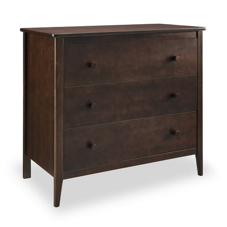 Delta Children Casey 3 Drawer Dresser, Walnut Espresso