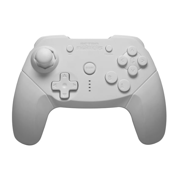 Controlador inalámbrico Nintendo Switch Retro Fighters Brawler64 blanco