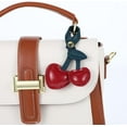 thumbnail image 2 of Cherry Bag Charm for Handbags, Kawaii Leather Cherry Model Pendant Pu Cherry Purse Charms for Bag, Cute Cherry Charms Accessories Key Chain Key Ring Holder for Women Girls, 2 of 5