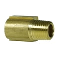 thumbnail image 2 of 1/4" Short Male NPTF x Female NPTF Barstock Street Elbow Solid Brass Fitting New, 2 of 3