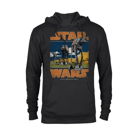 Star Wars AT-AT Walkers Vintage - Pullover Hoodie for Adults - Customized-Black