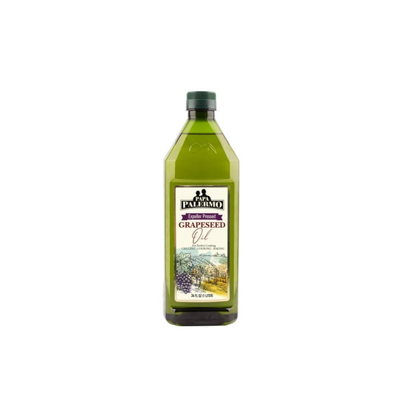 Papa Palermo Grapeseed Oil, 32 fl oz, Plastic Bottle
