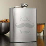 Angle View: Personalized Mr. Flask