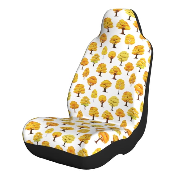 Honeii Qutumn Tree for Car Seat Covers Full Set, Seat Covers for Cars, Car Seat Protector Waterproof, Leather Car Seat Cushion-2 PCS