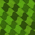 thumbnail image 1 of Ahgly Company Machine Washable Indoor Square Transitional Deep Emerald Green Area Rugs, 8' Square, 1 of 7
