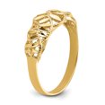 thumbnail image 7 of 14K Diamond-cut Cut-Out Vine and Leaf Design Dome Ring K4610, 7 of 7