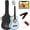Light Blue, variant on Best Choice Products 30in Kids Acoustic Guitar Beginner Starter Kit w/ Strap, Case, Strings - Light Blue