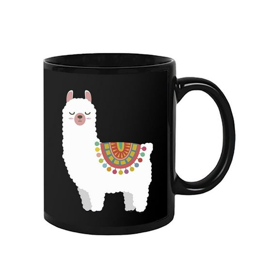 Cute And Happy Llama Mug - SPIdeals Designs,