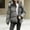 Gray, variant on Vivianyn HD Women's Oversized Quilted Puffer Jacket, Stand Collar Hooded Winter Coat with Pockets,Gray,Size M-XXL