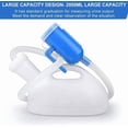thumbnail image 4 of Urinals for Men, 2000ml Urine Bottle for Men, Male Portable Pee Bottle, Spill Proof Men's Potty Portable Urinal, 45.2" Long Tube with Lid for Camping Car Travel Bed Emergency Urination Device, 4 of 7