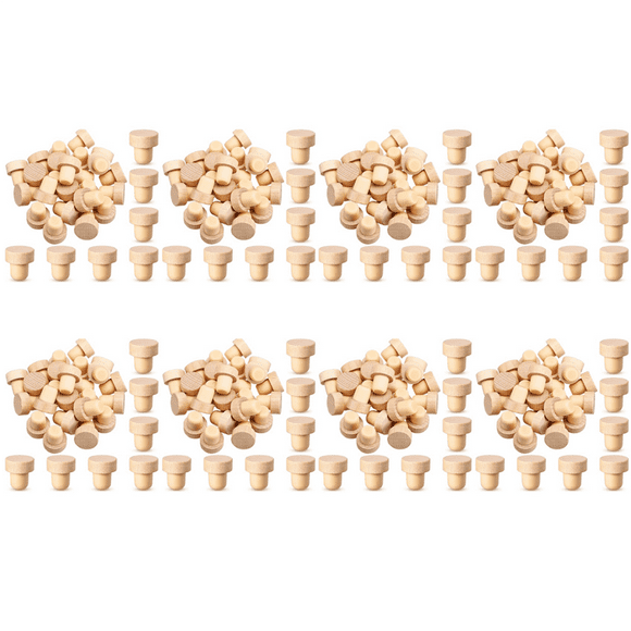 192 Pcs Wine Corks T Shaped Cork Plugs for Wine Cork Wine Stopper Reusable Wine Corks Wooden and Rubber Stopper